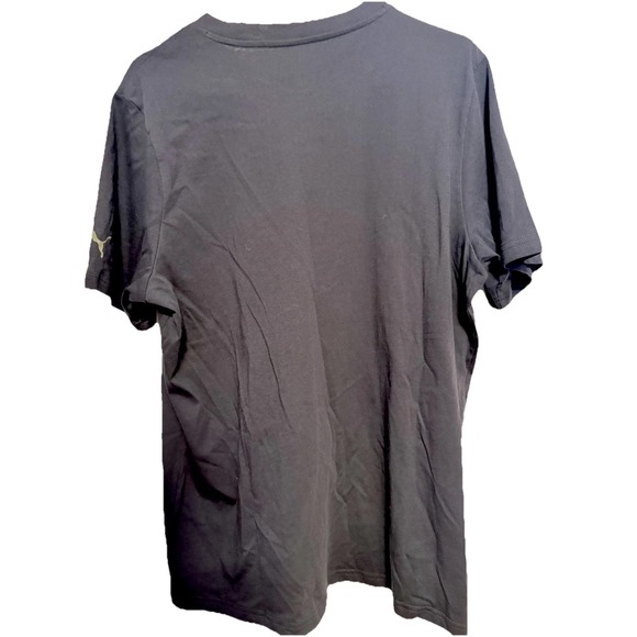 Men's NWT Navy Puma Short Sleeve Short Large - Picture 2 of 2